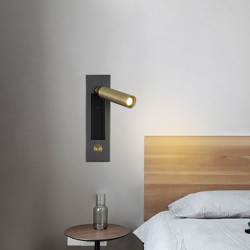 wall reading lights with switch