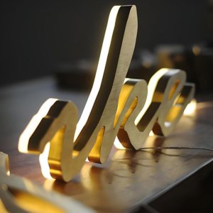 backlit signage for outdoors