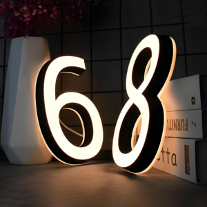 Custom acrylic signs with led light sign