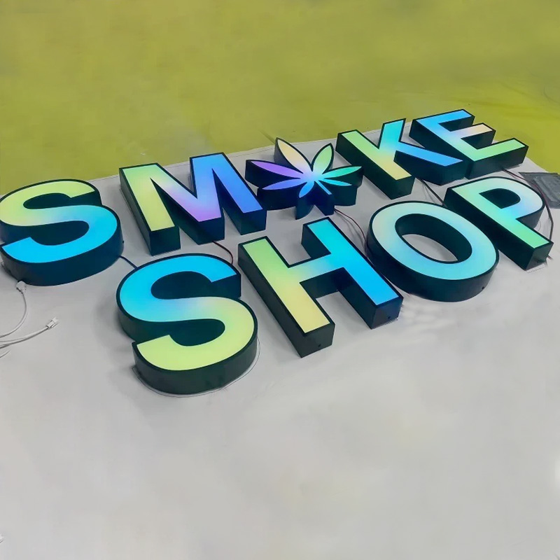 Custom RGB Led Sign for business - Image 4