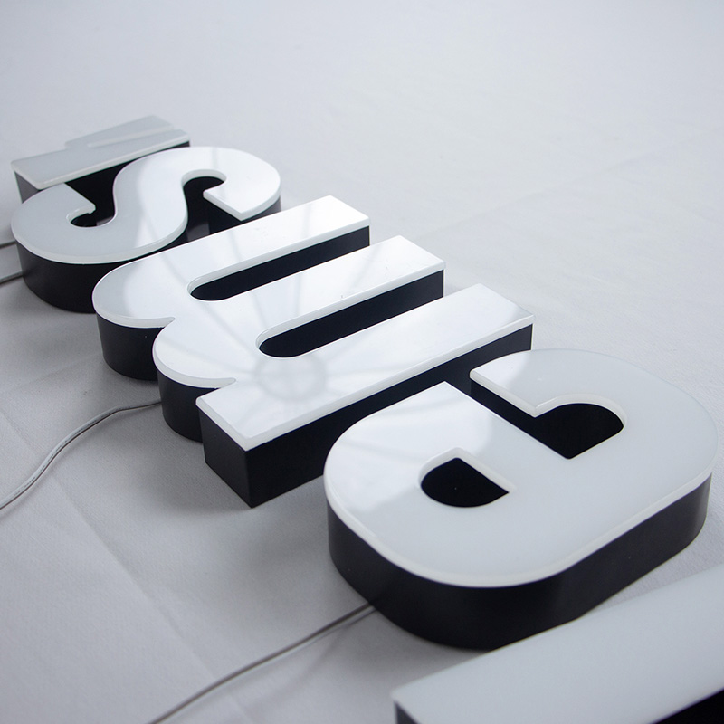 Trimless stainless steel channel letters led sign for business - Image 3