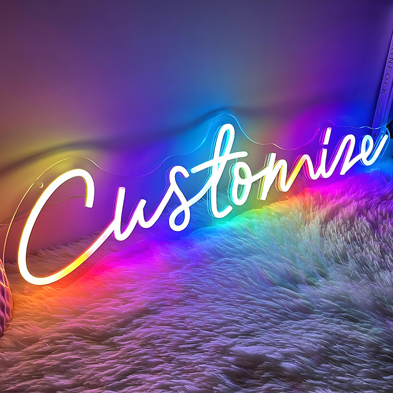 Customized LED RGB Color Changing Neon Signs