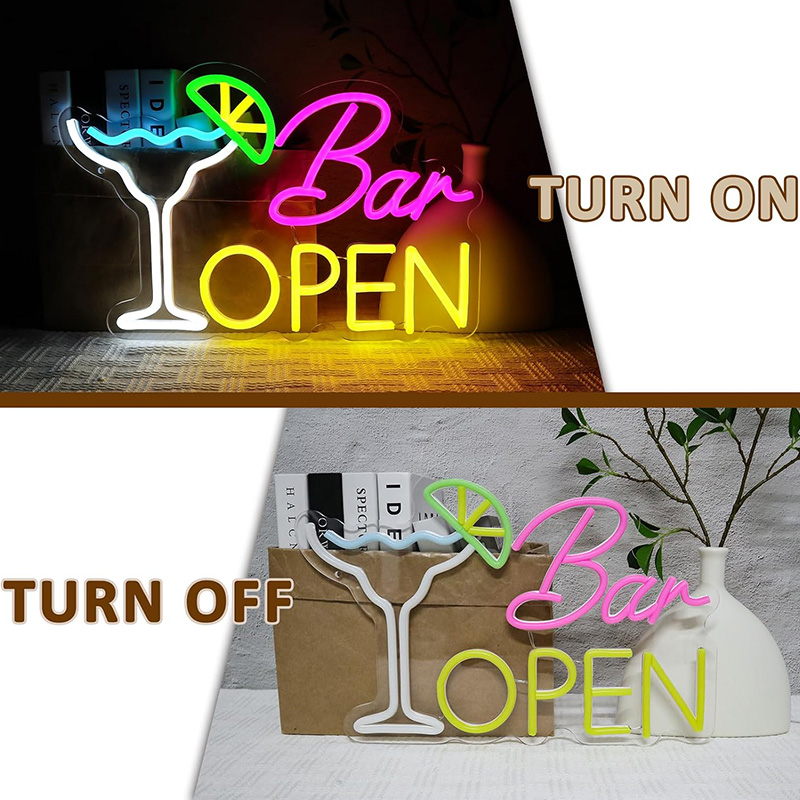 Led open signs with neon for shop - Image 3