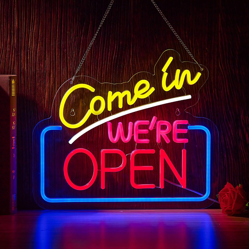 Business open sign, Custom Open Neon sign