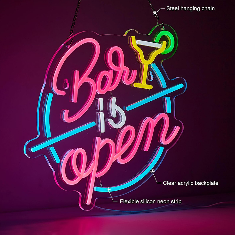 Led open neon sign for shop bar club - Image 2